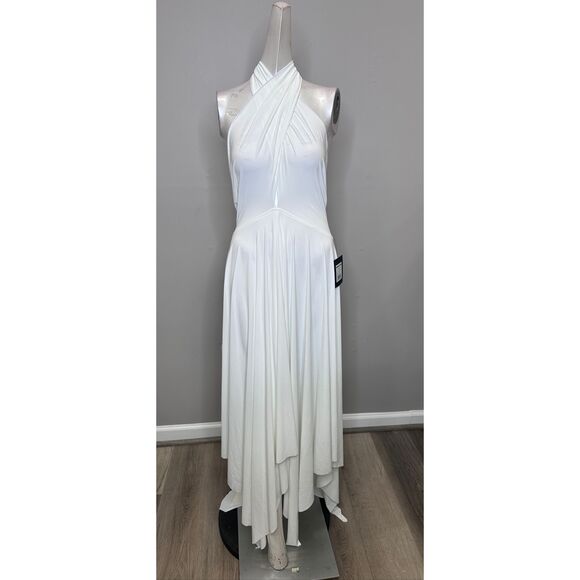Norma Kamali Convertible Dress in Cream Small $175 - Picture 4 of 11